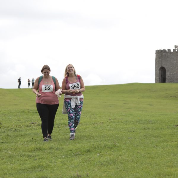 Walkers taking part in the 2020 Mini Mendip to support Weston Hospicecare.