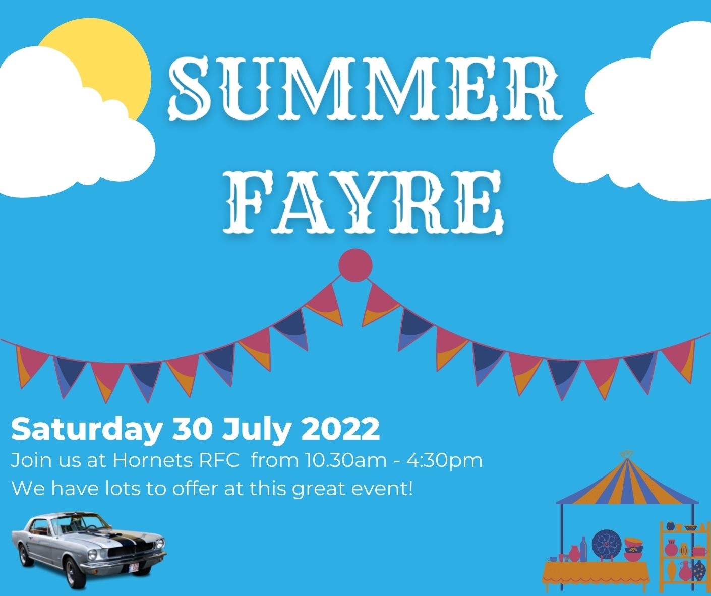 Weston Hospicecare Summer Fayre banner 2022
